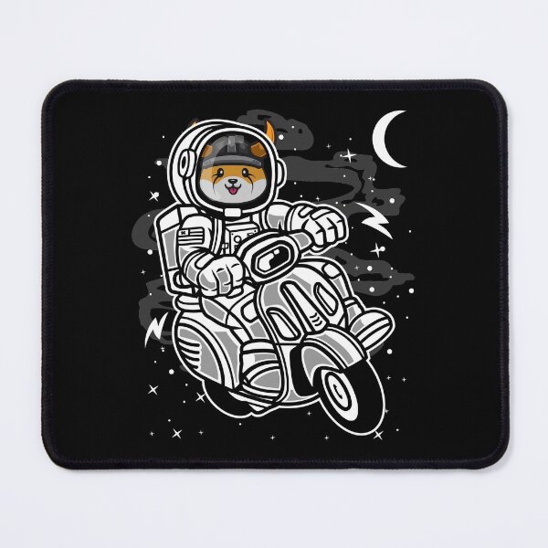 Item preview, Astronaut Scooter Floki Inu Coin To The Moon Crypto Token Cryptocurrency Blockchain Wallet HODL designed and sold by AdamRoberts90.