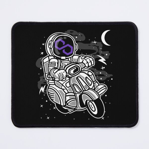 Item preview, Astronaut Scooter Polygon Matic Coin To The Moon Crypto Token Cryptocurrency Blockchain Wallet HODL designed and sold by AdamRoberts90.