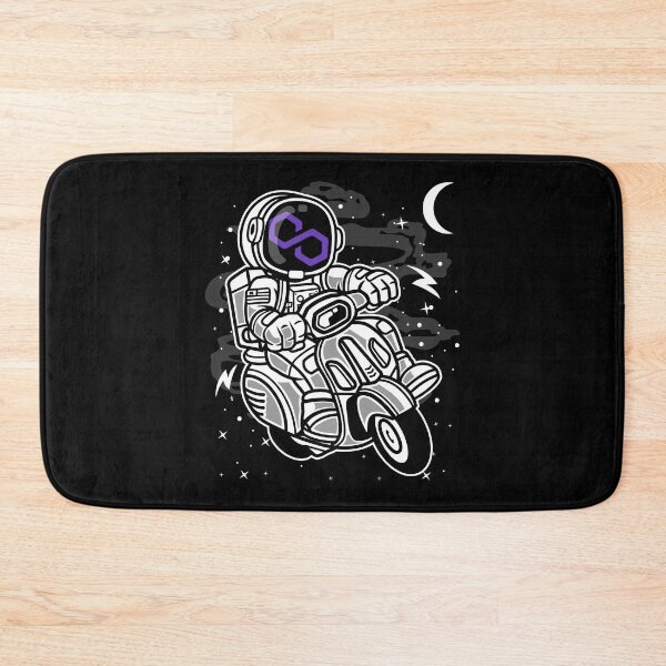 Item preview, Astronaut Scooter Polygon Matic Coin To The Moon Crypto Token Cryptocurrency Blockchain Wallet HODL designed and sold by AdamRoberts90.