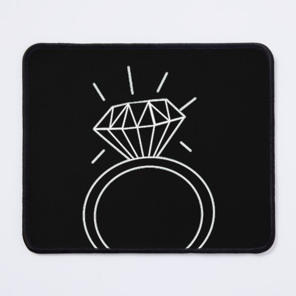 Item preview, Engagement Ring Illustration designed and sold by Jennifer Adair.