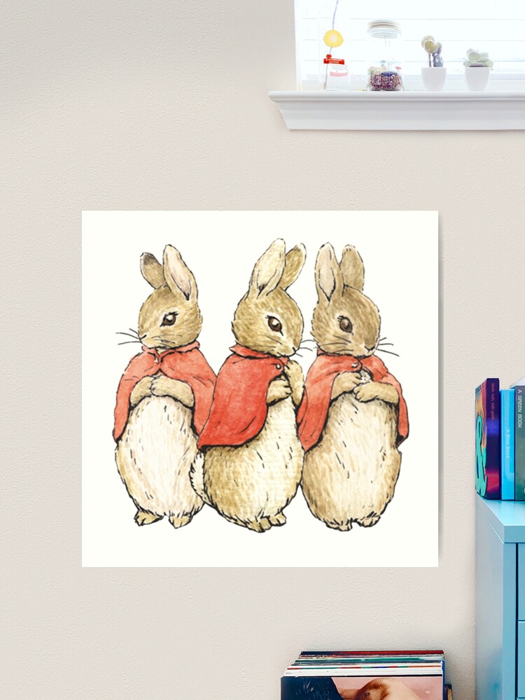 Copy of Beatrix Potter Flopsy Mopsy and Cotton Tail Illustration