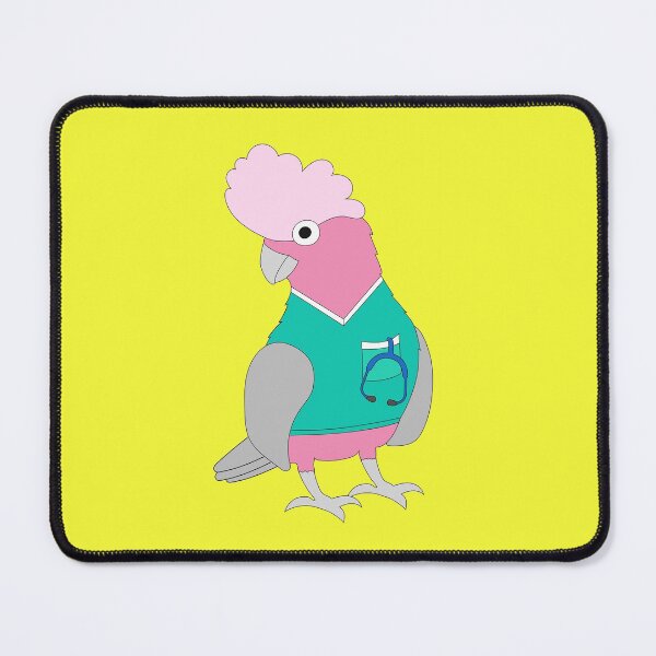 Item preview, Galah Nurse on Yellow designed and sold by Digitaldingo.
