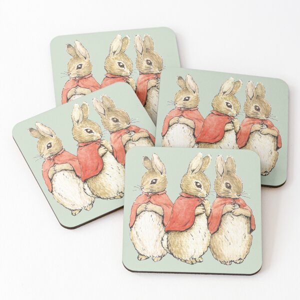 Aperçu de l'œuvre Copie de l'illustration de Flopsy Mopsy et Cotton Tail de Beatrix Potter créée et vendue par Pinkmagenta.