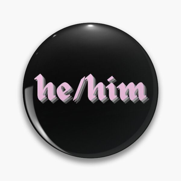 Item preview, he/him pronouns designed and sold by houseplantbabe.