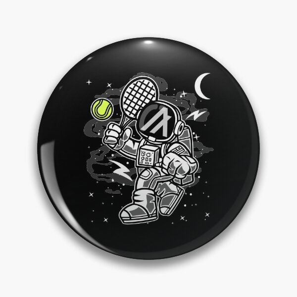 Artikelvorschau, Astronaut Tennis Algorand ALGO Coin To The Moon Crypto Token Cryptocurrency Blockchain Wallet HODL entworfen und verkauft von AdamRoberts90.