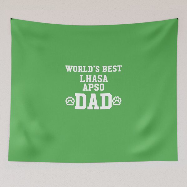 Item preview, World's Best Lhasa Apso Dad designed and sold by AlwaysAwesome.