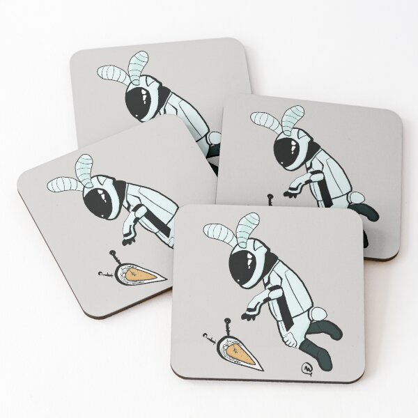 Item preview, Funny Bunny And Carrot In Space - Funny Animal In Space designed and sold by ViewerEqualsPhoton.