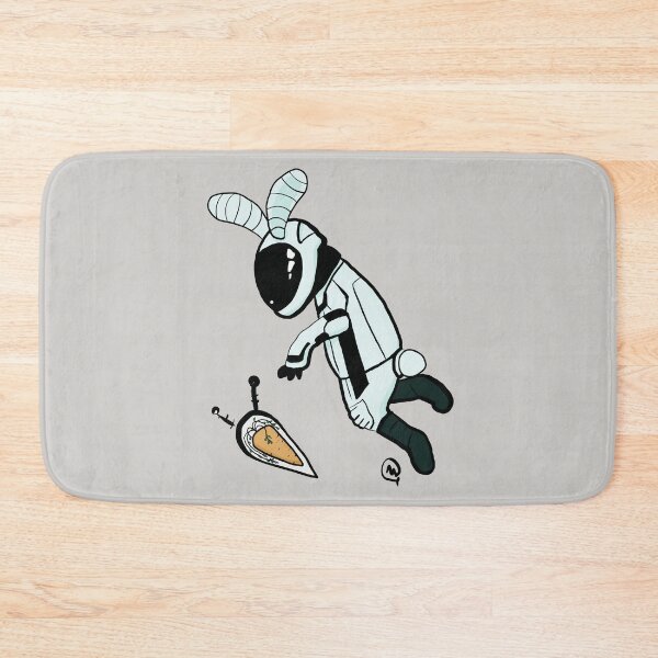 Item preview, Funny Bunny And Carrot In Space - Funny Animal In Space designed and sold by ViewerEqualsPhoton.