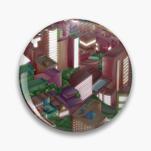 Item preview, Colorful city at night designed and sold by croscreates.