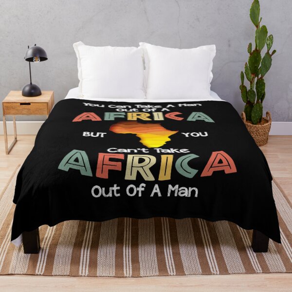 Item preview, Can't Take Africa Out Of A Man Funny Patriotic African designed and sold by Dressed For Duty.