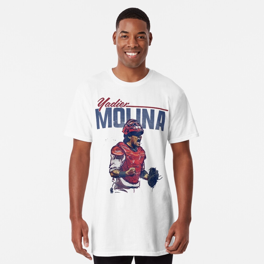 Yadier Molina Artwork T-Shirt by Positive Images - Pixels