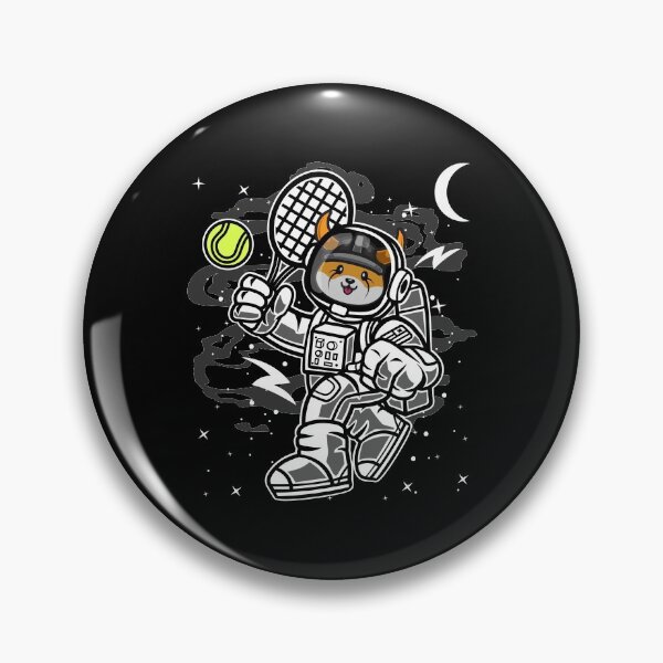 Item preview, Astronaut Tennis Floki Inu Coin To The Moon Crypto Token Cryptocurrency Blockchain Wallet HODL designed and sold by AdamRoberts90.
