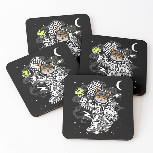 Item preview, Astronaut Tennis Floki Inu Coin To The Moon Crypto Token Cryptocurrency Blockchain Wallet HODL designed and sold by AdamRoberts90.