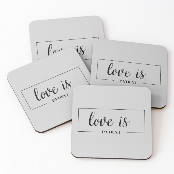Item preview, love is PATIENT designed and sold by successmom.