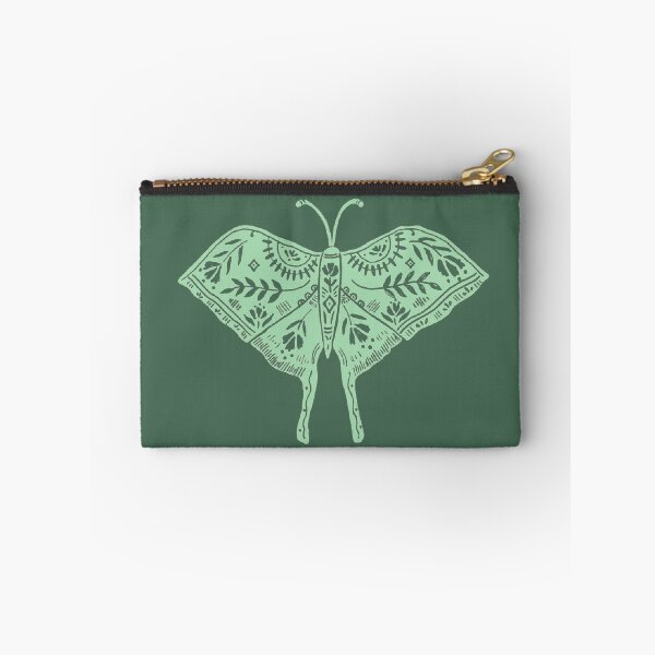 Item preview, Mint Green Folk Art Moth Butterfly designed and sold by Brenander.