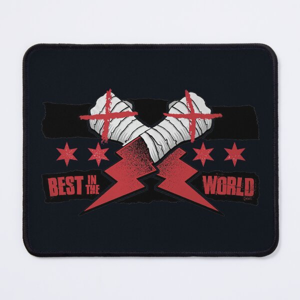 Item preview, AEW Cm Punk Pro Wrestling Best In The World White T-shirt S-5XL US Supplier (1) designed and sold by BrianFullen22.