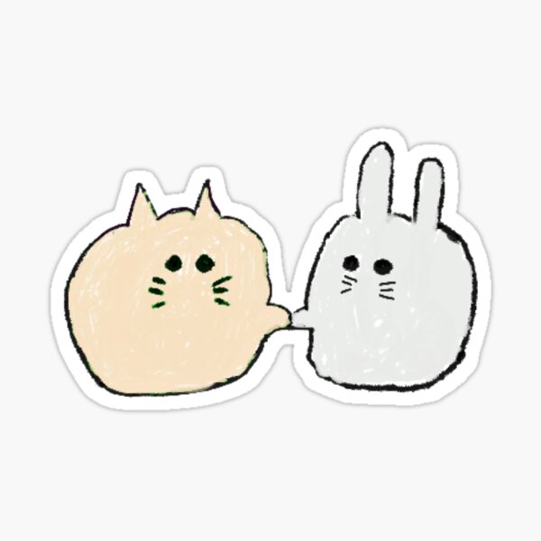 pair of besties Sticker