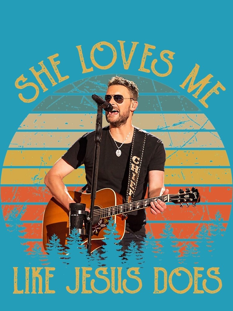 She Loves Me Like Jesus Does Lyrics "Vintage She Loves ME Like Jesus Does " Poster for Sale by SchulistJosh