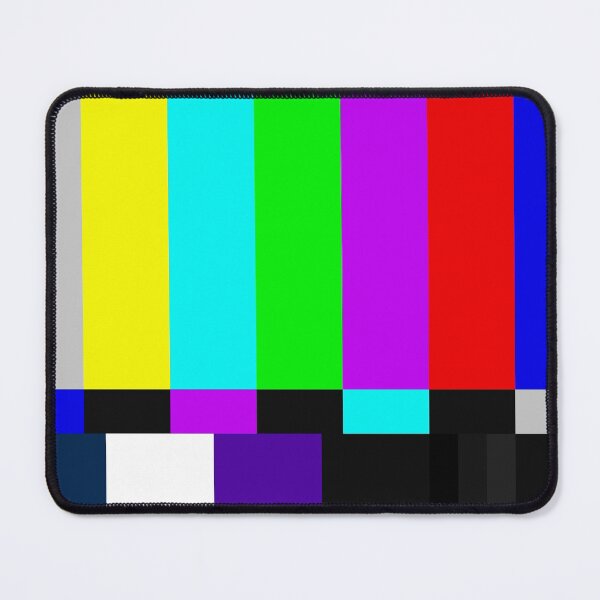 Item preview, TV Color Bars White Background  designed and sold by DeYoungFashion.