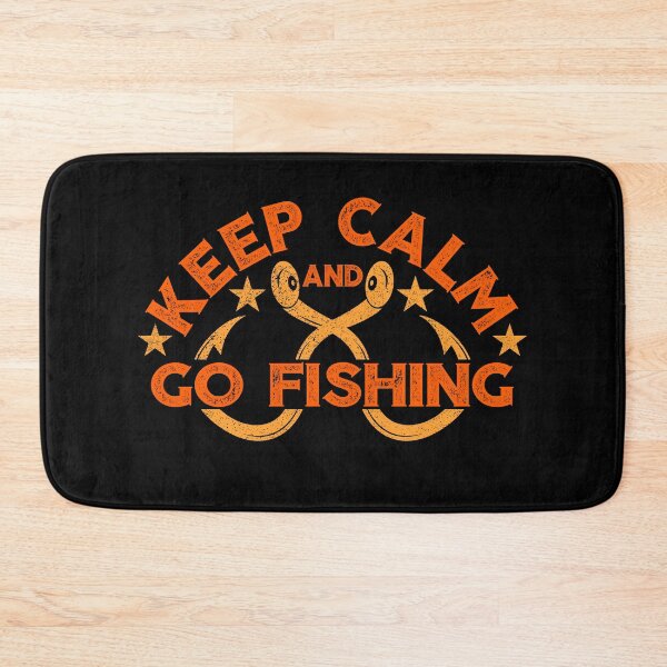 Artikelvorschau, Keep Calm And Go Fishing Fish Hooks entworfen und verkauft von Designs By David.