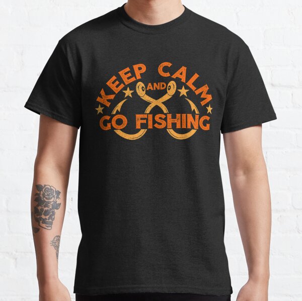 Keep Calm and Go Fishing T-shirt, Fishing Shirt, Fisherman T-shirt