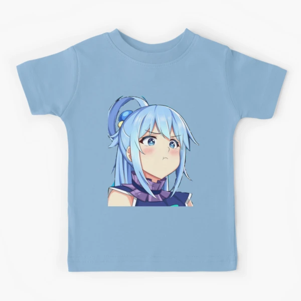 Aqua Konosuba - Roblox Aesthetic Anime Shirts Roblox Emoji,Minion Emoji App  - free transparent emoji 