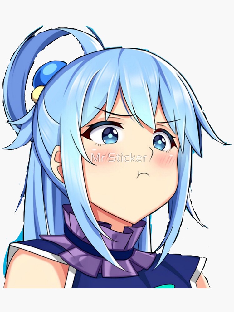 Konosuba Aqua Anime Decal