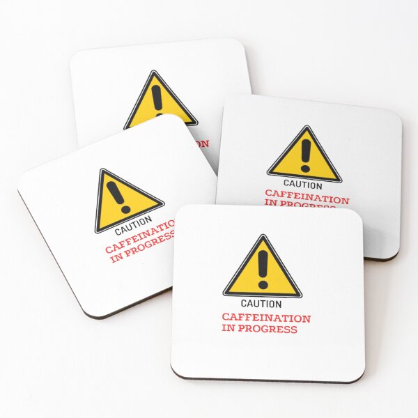 Item preview, caution , caffeinatin in progress designed and sold by Pratyush1111.