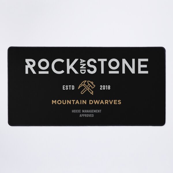 Aperçu de l'œuvre Deep Rock Galactic Rock and Stone White créée et vendue par tjlarson2k.