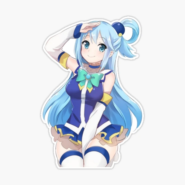 Konosuba Logo Title Sticker for Sale by Kamerdra