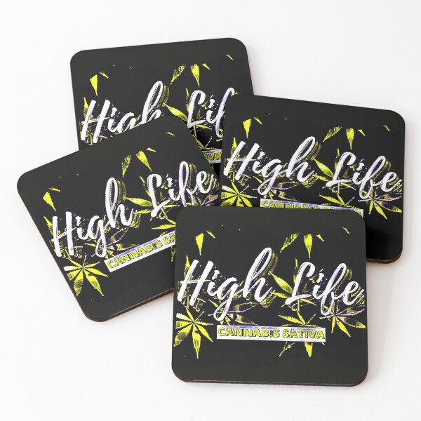 Item preview, HIGH LIFE CANNABIS SATIVA Cannatees designed and sold by jmed70.