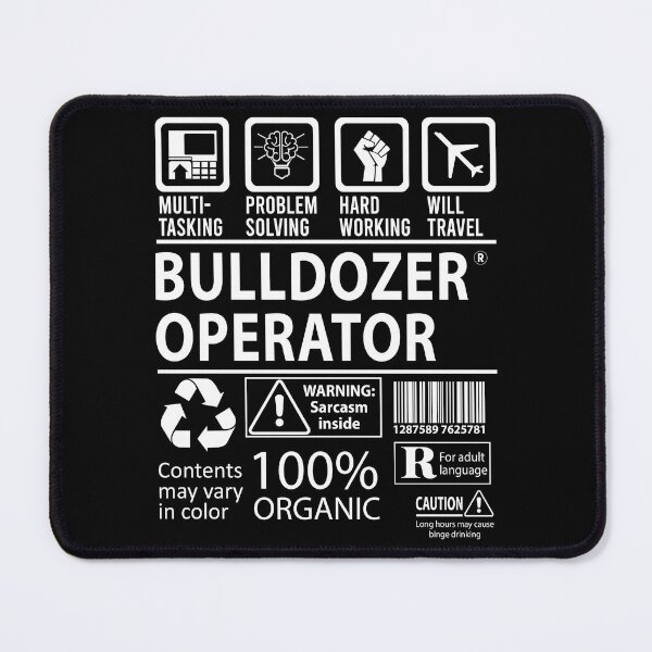 Item preview, Bulldozer Operator T Shirt - MultiTasking Certified Job Gift Item Tee designed and sold by oslandefren.