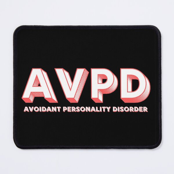 Item preview, AVPD Avoidant Personality disorder Colorful in Red designed and sold by Creative Life.