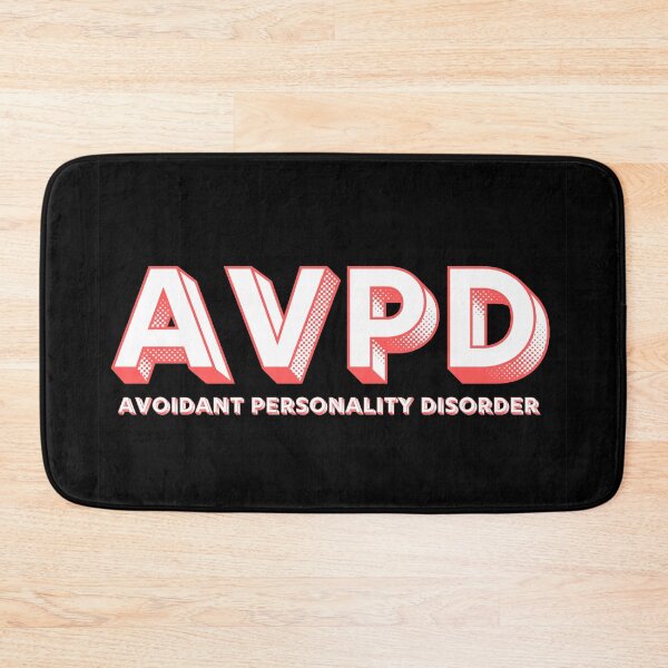 Item preview,  AVPD Avoidant Personality disorder Colorful in Red designed and sold by Creative Life.