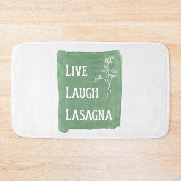 Item preview, Live Laugh Lasagna. Essential Life Motto For Italian Food Lover designed and sold by Rebel-Design.