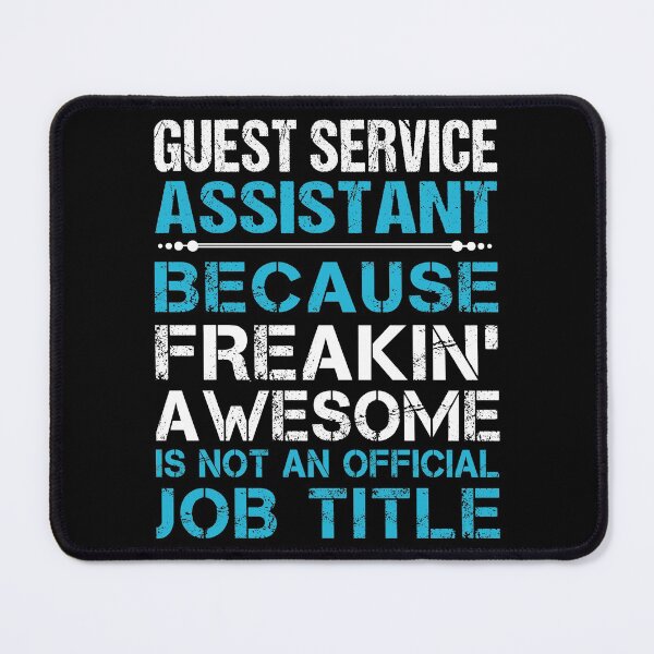 Item preview, Guest Service Assistant T Shirt - Freaking Awesome Job Gift Item Tee designed and sold by oetate4774.