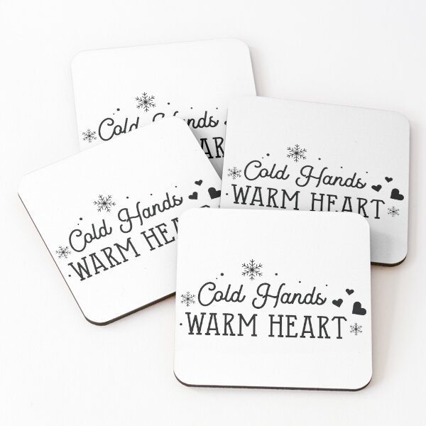 Item preview, Cold hand warm heart love and snowflakes design designed and sold by FauzIDEA.
