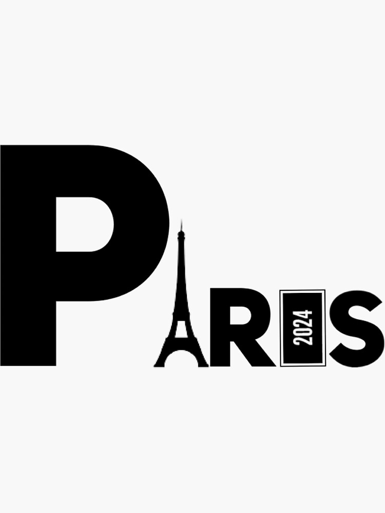 "Paris 2024 Design " Sticker by IslandBliss876 Redbubble