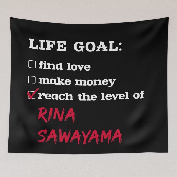 Item preview, Life goal - Rina Sawayama designed and sold by 2Girls1Shirt.