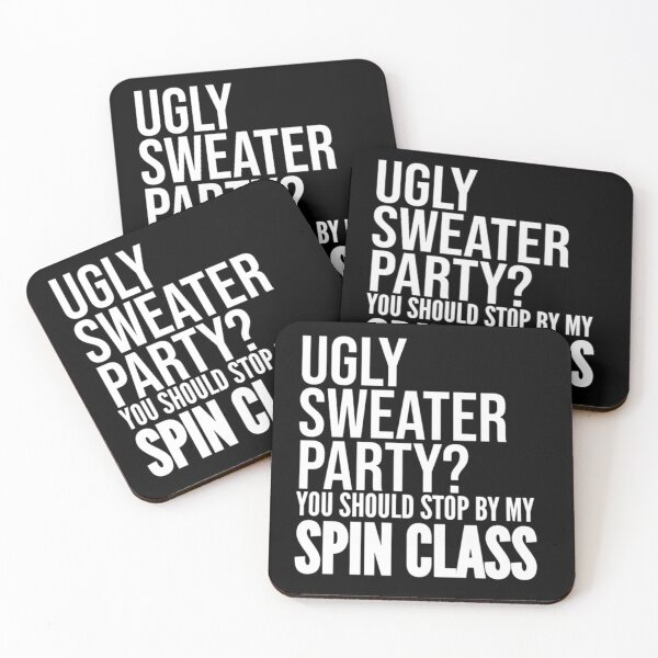 Item preview, Funny Spin Class Instructor Gift - Ugly Sweater Party Stop By My Spin Class - Perfect Spin Instructor Gift designed and sold by CuddleStore.