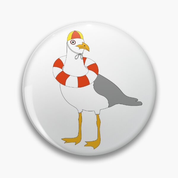 Item preview, Seagull Lifesaver on White designed and sold by Digitaldingo.