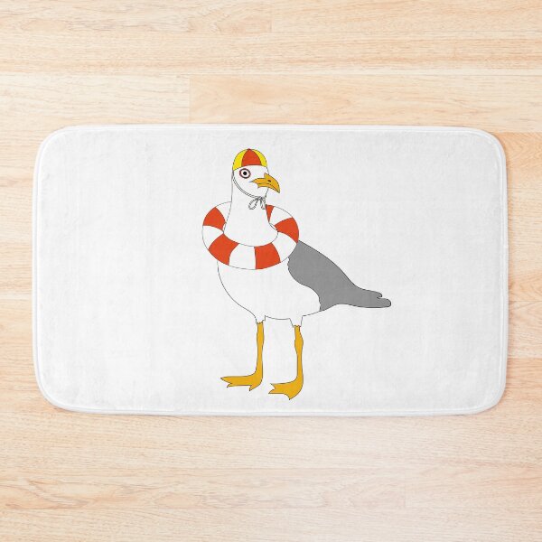 Item preview, Seagull Lifesaver on White designed and sold by Digitaldingo.