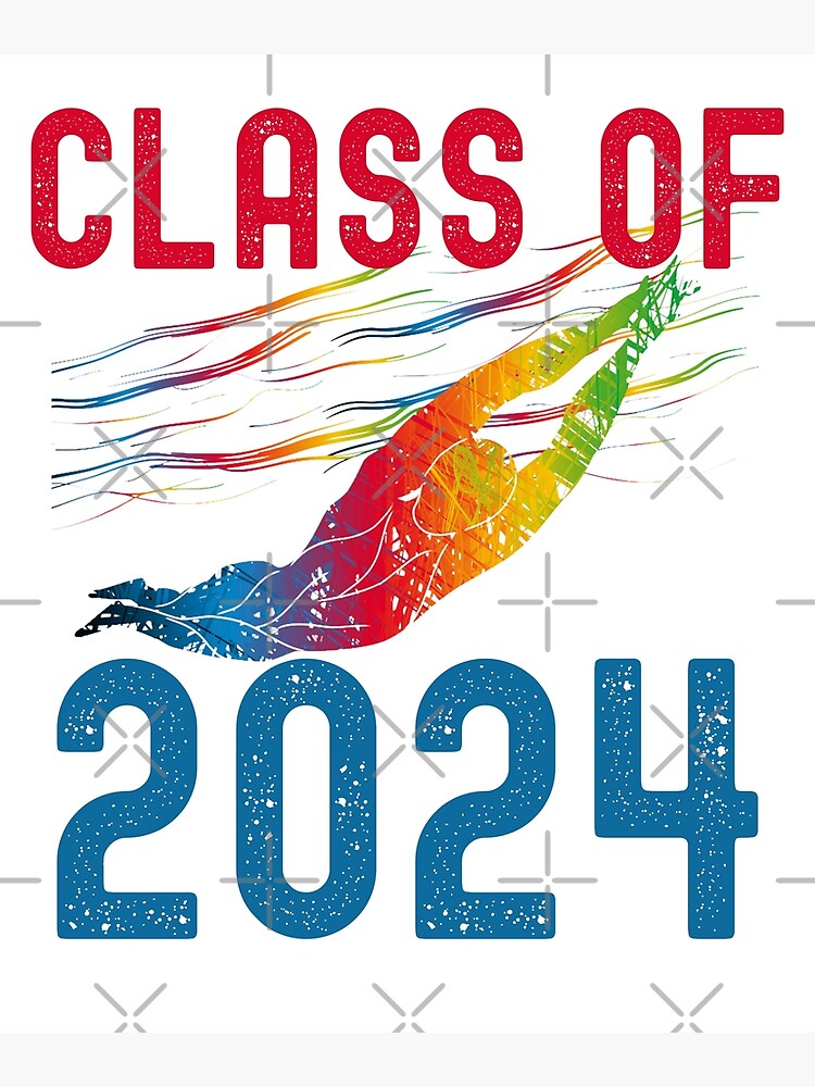 "Class of 2024 Swim Team, 2024 Swimmer" Poster for Sale by