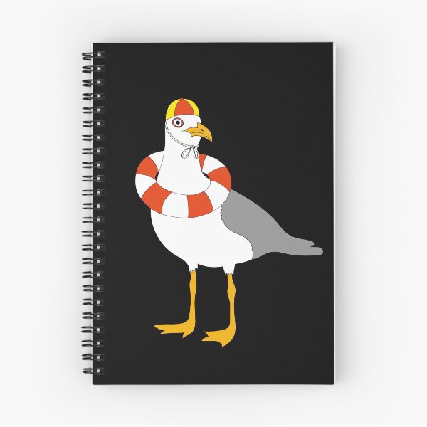 Item preview, Seagull Lifesaver on Black designed and sold by Digitaldingo.