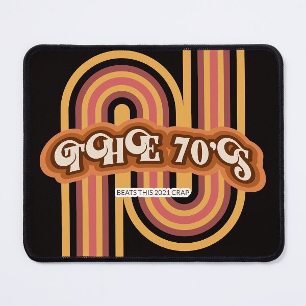 Item preview, Retro The 70's Design Orange with funny 2021 quote designed and sold by CoolSquidDesign.