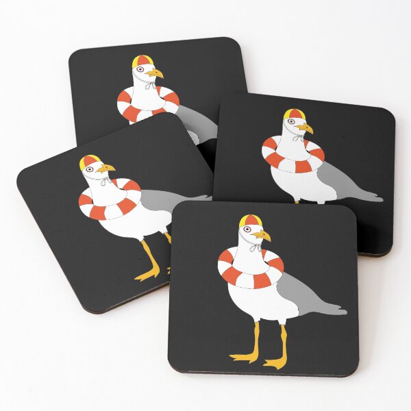 Item preview, Seagull Lifesaver on Black designed and sold by Digitaldingo.