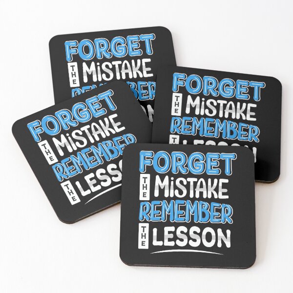 Item preview, Forget the mistake. Remember the lesson.  designed and sold by BeeMeCreative.