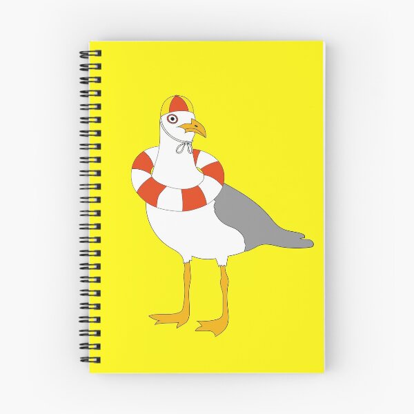 Item preview, Seagull Lifesaver on Yellow designed and sold by Digitaldingo.