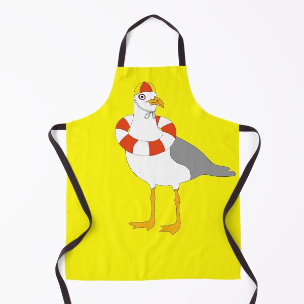 Item preview, Seagull Lifesaver on Yellow designed and sold by Digitaldingo.