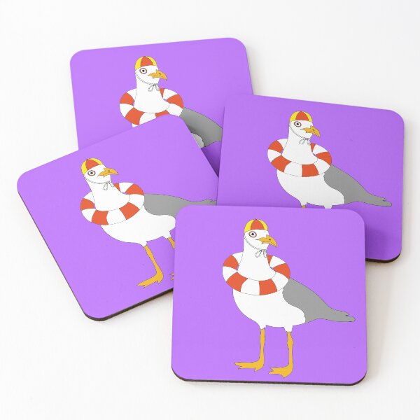 Item preview, Seagull Lifesaver on Purple designed and sold by Digitaldingo.